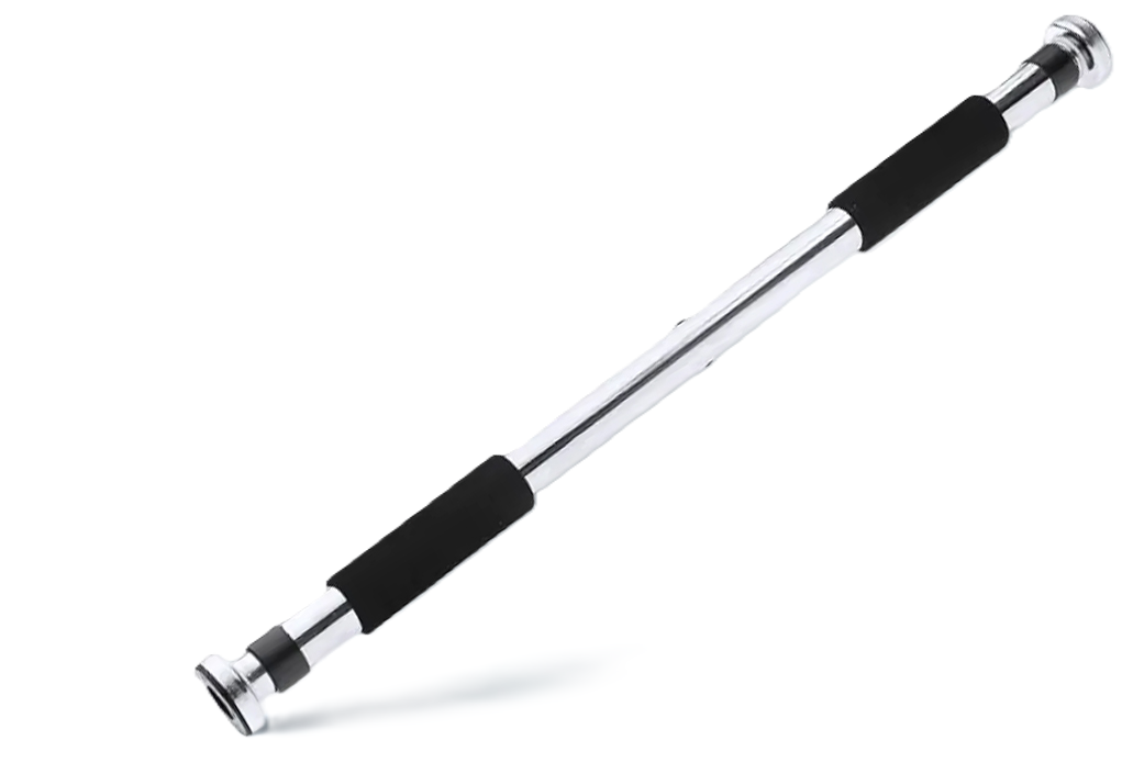 Meteor Essential Pull Up Bar - Chin Up Bar, Push Up Bar, Abdominal Training Door Bar, Adjustable Length