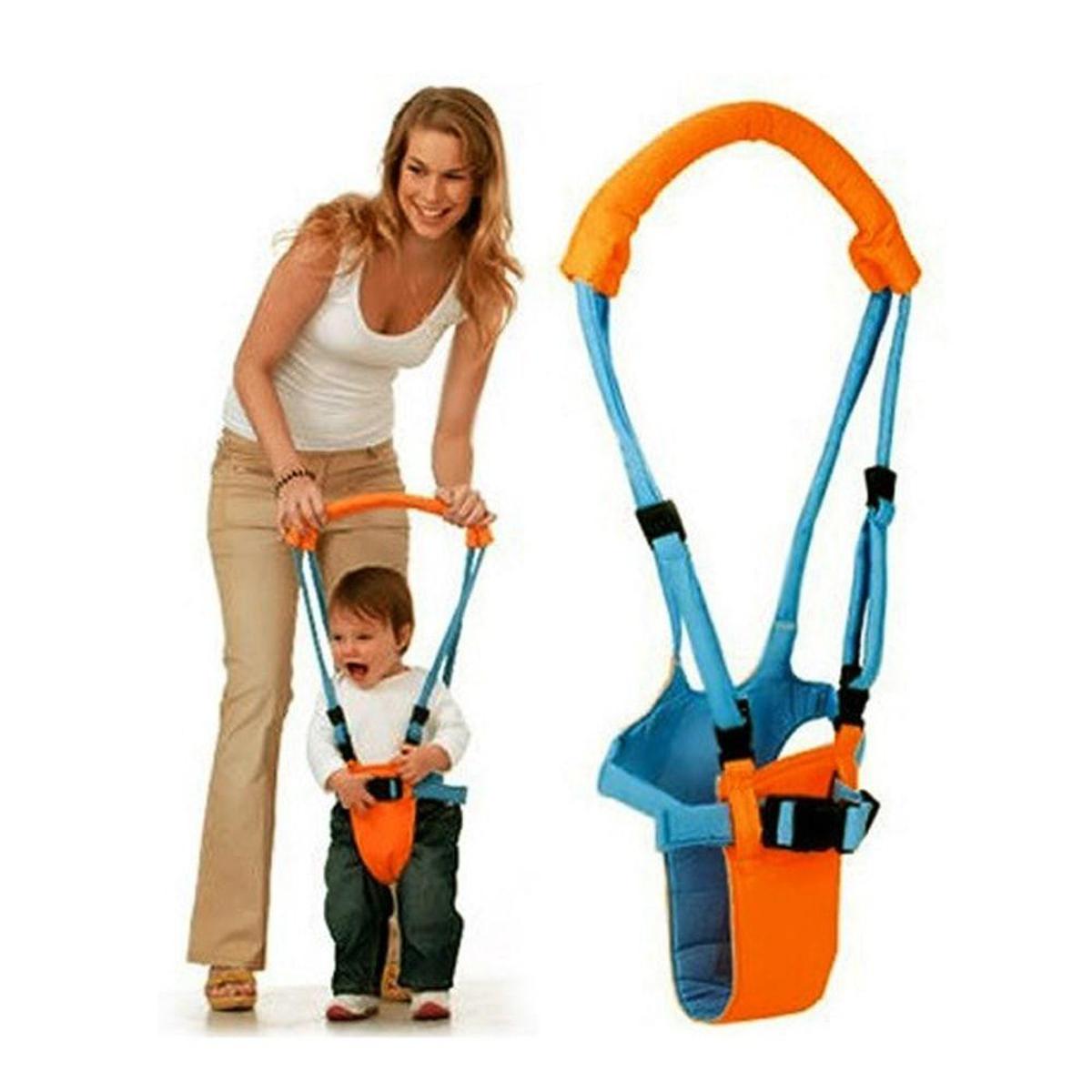 Portable Baby Moon Walker - Orange,Baby suppoter walker Safety baby moon walker -orenge