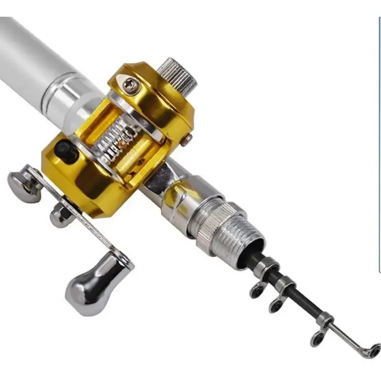 Portable Mini Fishing Rod Pen – Durable & Practical Aluminum Alloy Fishing Pole for Travel & Outdoor Fishing