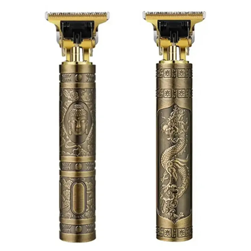 Vintage T9 Rechargeable Hair Clipper | Professional Cordless Barber Trimmer | Zero-Gap Precision Shaver for Men