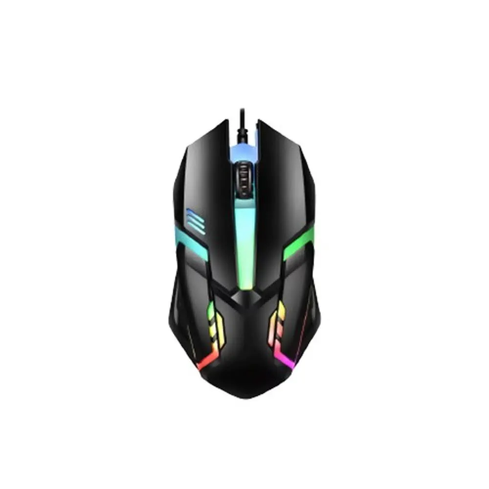 PC Power PGM105 Wired RGB Gaming Mouse – 1000 DPI, USB, 3 Buttons, 1.5m Cable (Black)