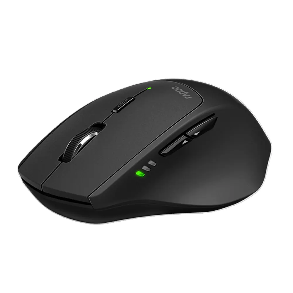 Rapoo MT550 Multi-Mode Wireless Mouse - Optical Sensor, 1600 DPI, 2.4G/Bluetooth Connectivity, Long Battery Life