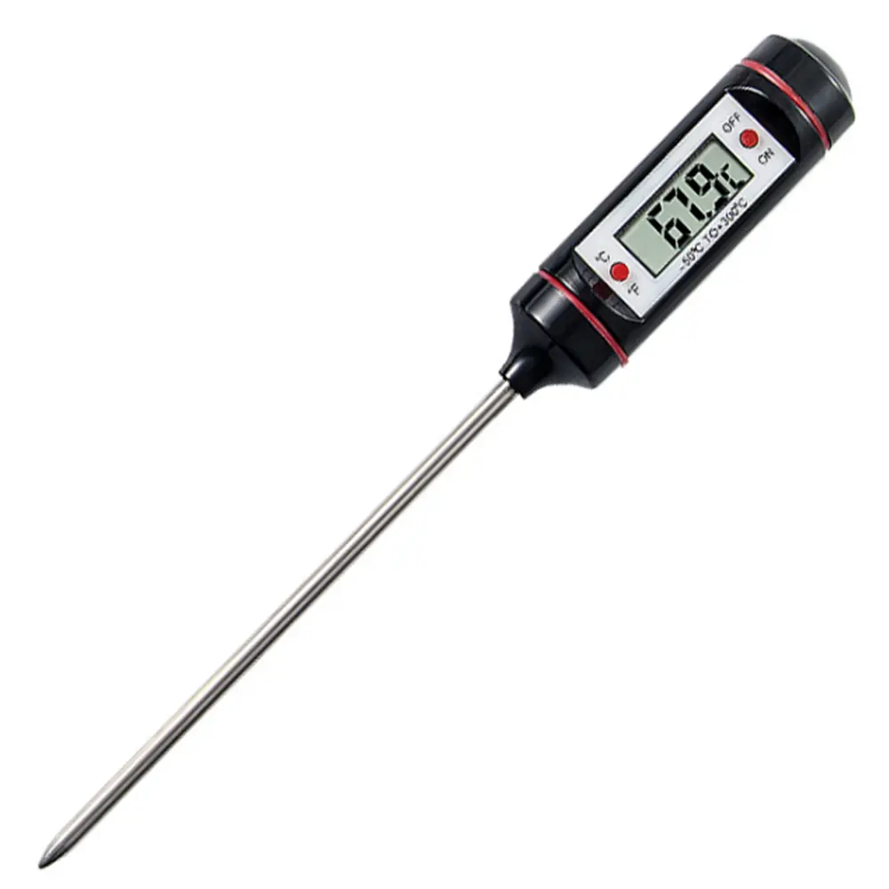 Wholesale Digital Thermometer Food Probe | 15cm Stainless Steel | BBQ, Meat, Milk, Wax & Candle Making